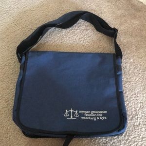 Basic computer bag blue and black